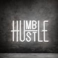 thumbnail image 1 of Hustle LED Neon Sign for Wall Decor, Words LED Neon Lights Party Decorations, USB Powered Switch LED Neon Lights Brightness Adjustable for Office Room, Gym Room, Man Cave, Gamer Room Decor (Hustle (Wh, 1 of 1
