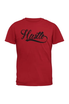 Hustle Red Adult T-Shirt - Small