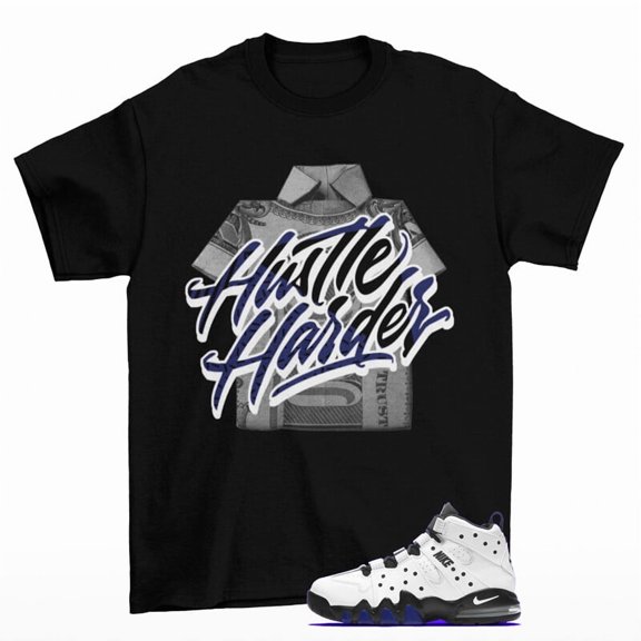 Hustle Shirt Black to Match Air Max 2 CB '94 Old Royal DD8557-100