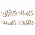 thumbnail image 1 of Hustle Sign Unfinished Wood Cutout Home Decor DIY Option 2- 20" Wide / 1/4", 1 of 3