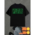 thumbnail image 1 of Hustle Tee for men 180G 100% Cotton white Retro Unisex Shirt Cotton tshirts Casual Unisex Shirt Cotton tshirts Trendy Unisex Shirt Cotton tshirts, 1 of 7