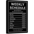thumbnail image 1 of Hustle Weekly Schedule Motivational Canvas Wall Art Motivational Posters Rising Grind Picture Inspiring Entrepreneurs Quote Posters Print Artwork Office Decoration Frames Ready to Hang12x18, 1 of 6