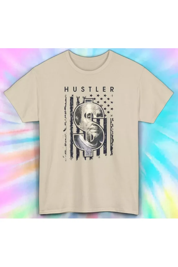 Hustler Dollar Sign T-Shirt | Money Graphic |