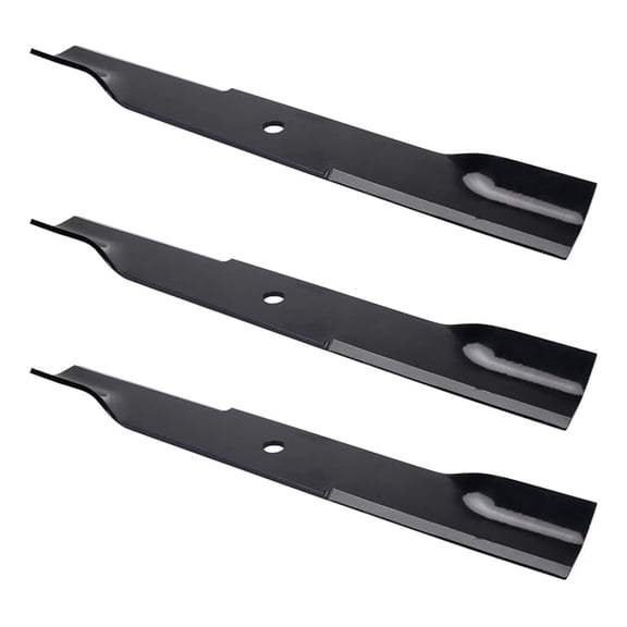 Hustler Mower Blades 3-Pack 54" Deck Replacement - 797696, 601124 - SD Fastrak Super Z XR7