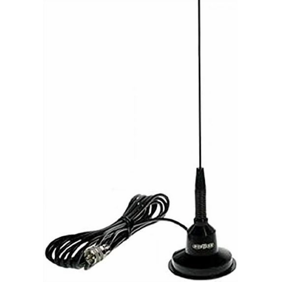 Hustler RQM Base Load Magnet Mount CB Radio Antenna 43" Tall with Whip