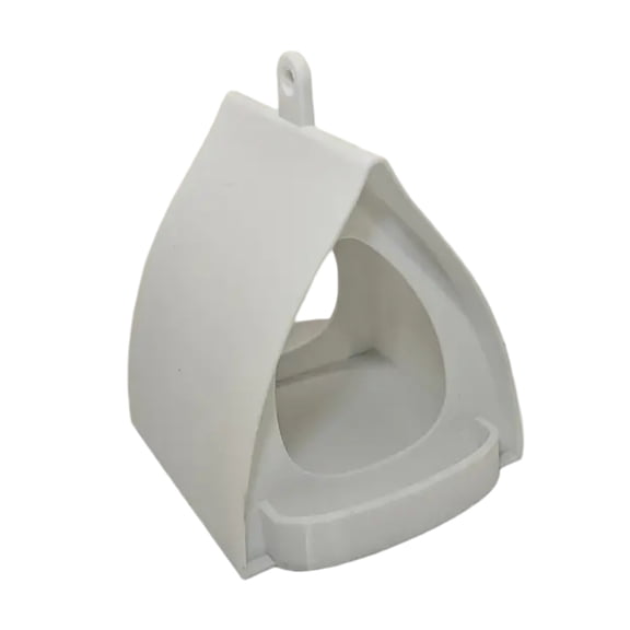 Hut Shape Open Design Bird Feeder for Outdoors - Hangable Mounted Wildlife Feeding Station for Garden, Balcony, Porch, Tree, Attracts Squirrels, Hummingbirds, Finches, Chickadees