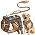 thumbnail image 1 of Hutact Dog Harnesses for Large Dogs, No Pull Dog Harness with Leash, Soft No Choke Reflective Dog Harness with Handle, Adjustable Escape Proof Pet Harness for Training, Easy Walk, Running, Large, 1 of 8