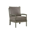 thumbnail image 1 of Hutch Taupe Fabric Arm Chair in Antique Gray, 1 of 5