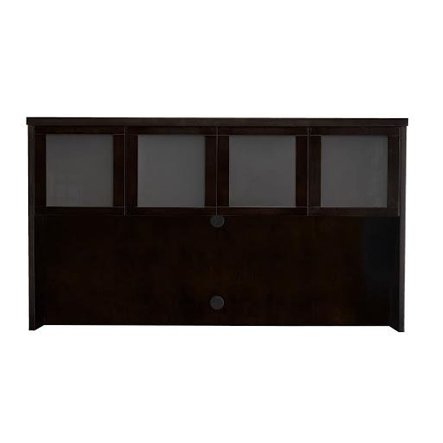 Hutches (70"W Hutch with Glass Doors)FinishEspresso Veneer