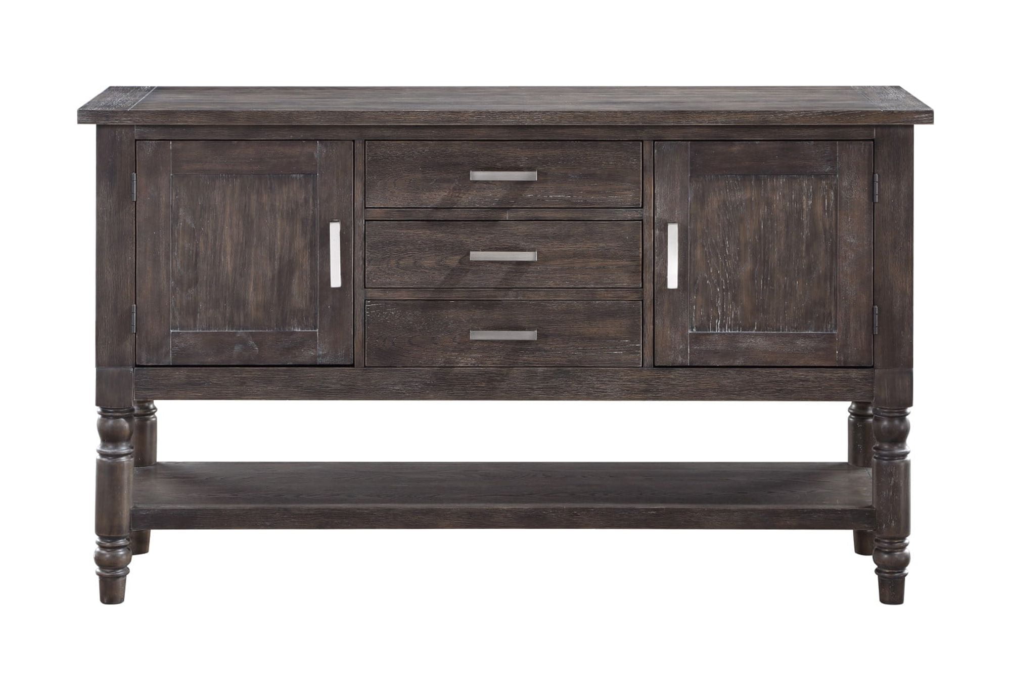 Hutchins 60" Washed Espresso Wood Server