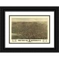 thumbnail image 1 of Hutchinson 32x23 Black Ornate Wood Framed with Double Matting Museum Art Print Titled - Buffalo New York - Hutchinson 1880, 1 of 4