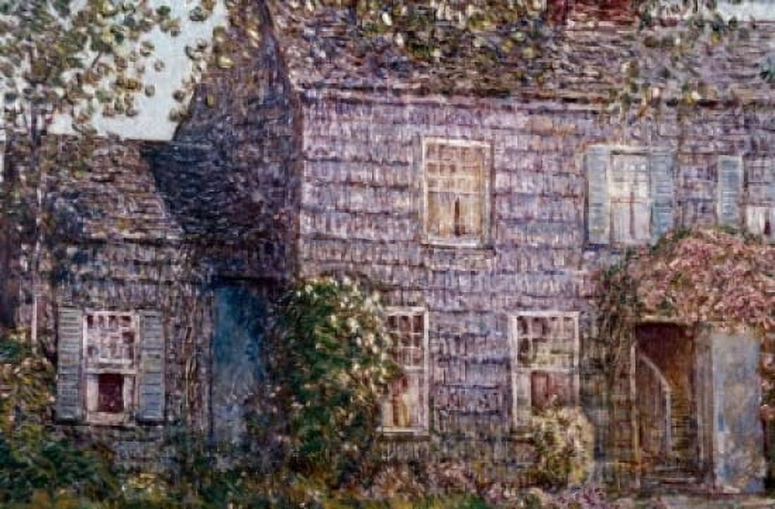 Hutchison House Easthampton Long Island 1919 Frederick Childe Hassam (1859-1935 American) Canvas Art - Frederick Childe Hassam (24 x 36)