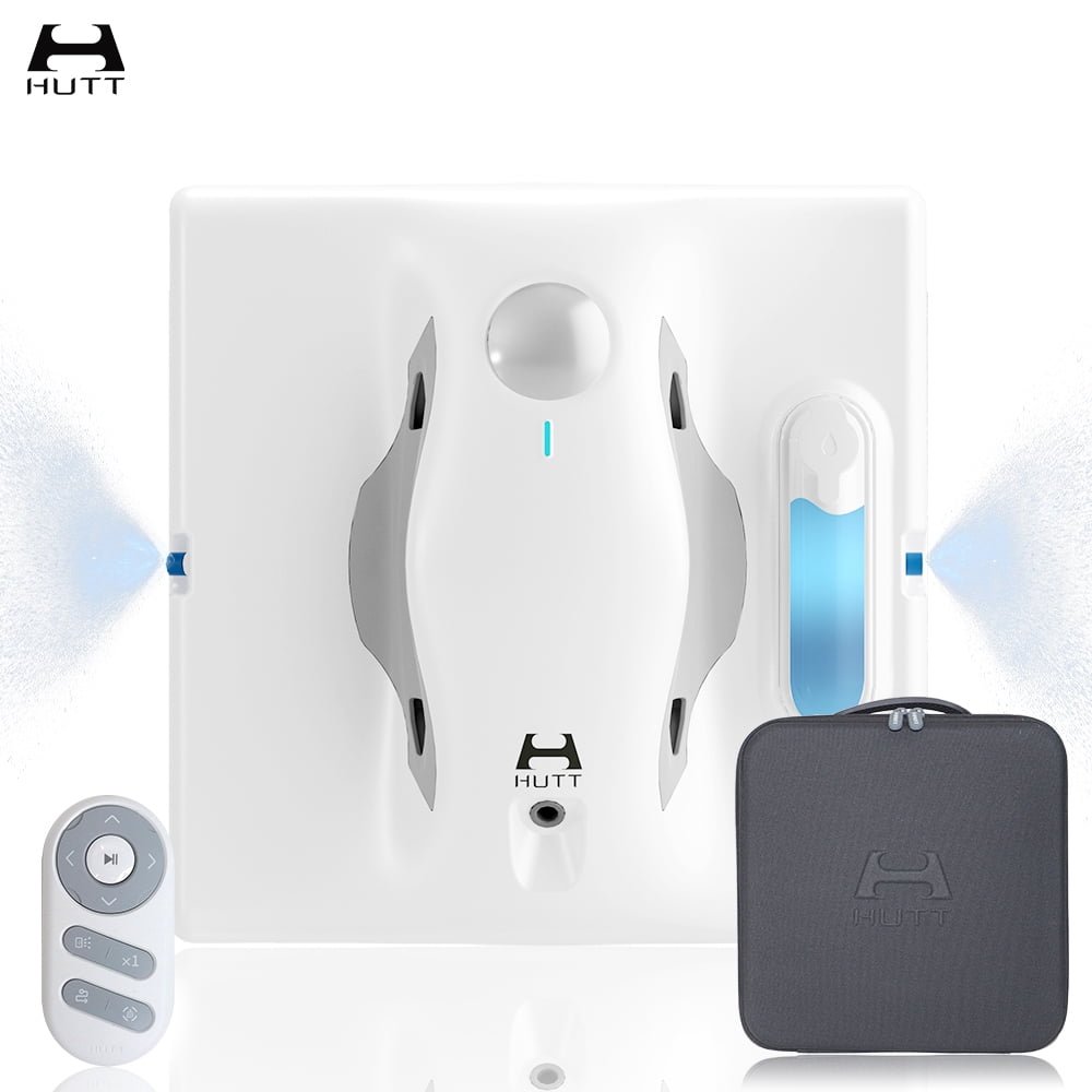 HUTT W9 Auto Window Cleaning Robot – 3800Pa Suction, 4 Water Spray, Edge Detection, For High-Rise Windows & Glass