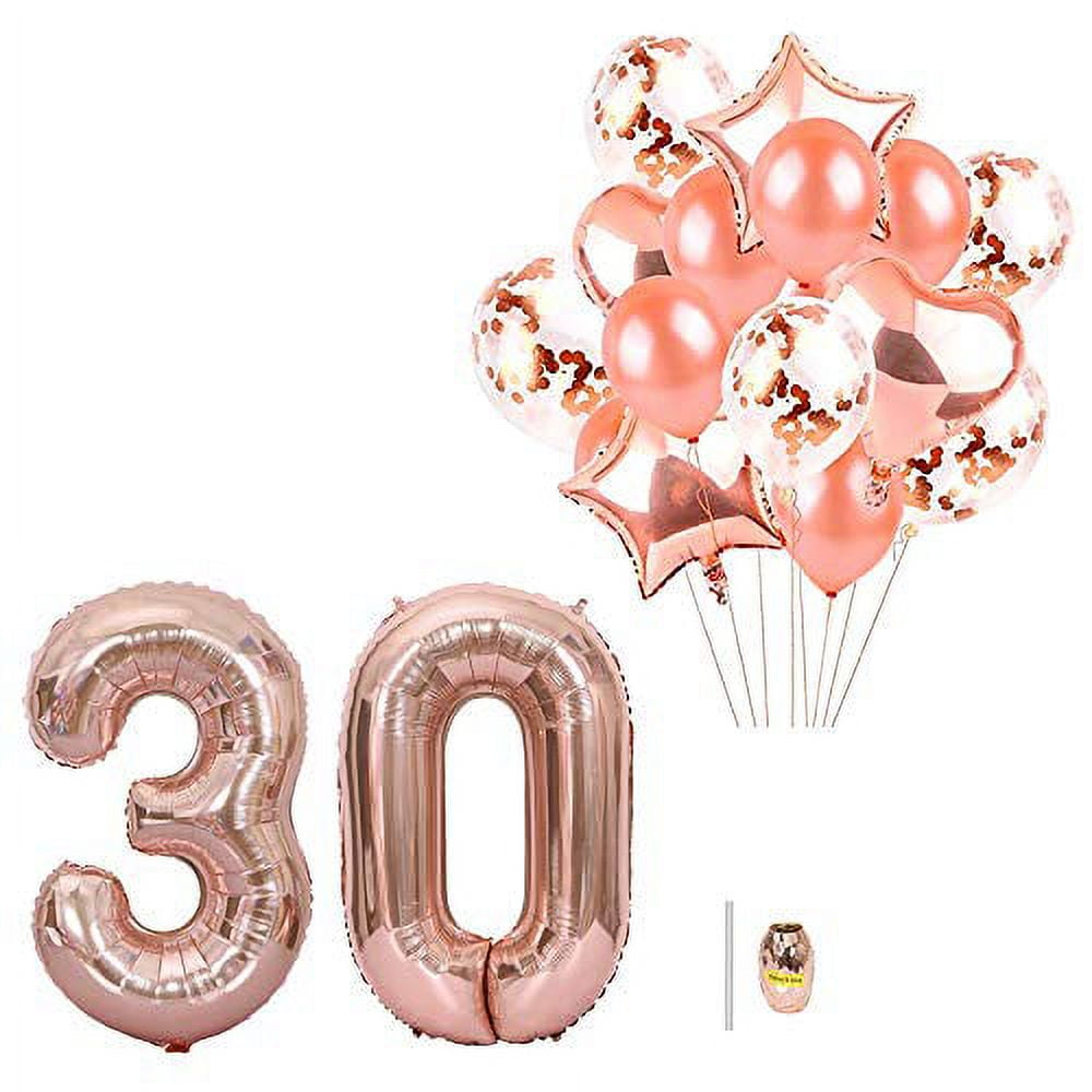 Extra large number sale balloons