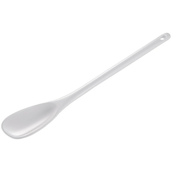 Hutzler 12-Inch Melamine Mixing Spoon - White