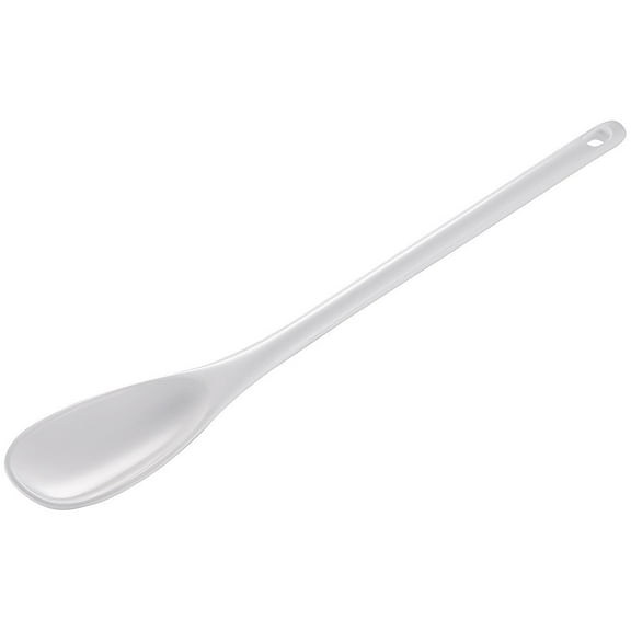 Hutzler 12-Inch Melamine Mixing Spoon - White