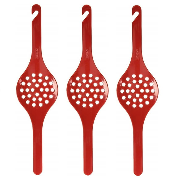Hutzler Boil-Over Stopper Pot Watcher - Helps Prevent Messy Foam Spill Overs - Red, 3 Pack