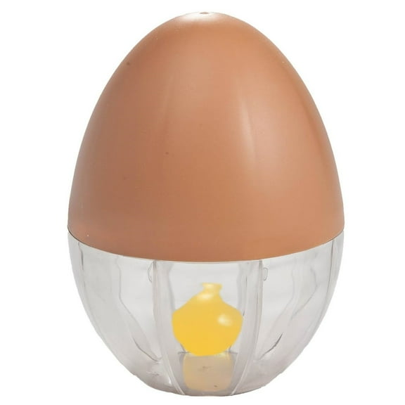 Hutzler Egg Scrambler & Egg Separator - Quick Easy Way to Beat Eggs - Brown