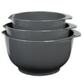 thumbnail image 1 of Hutzler Gray Melamine Mixing Bowls, 3-Pc. Set, 1 of 8
