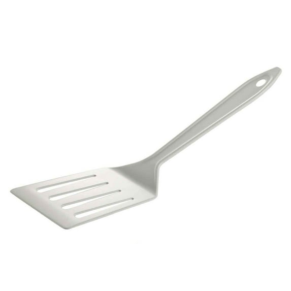 Hutzler LOPOL Reinforced Nylon Slotted Spatula Turner - White