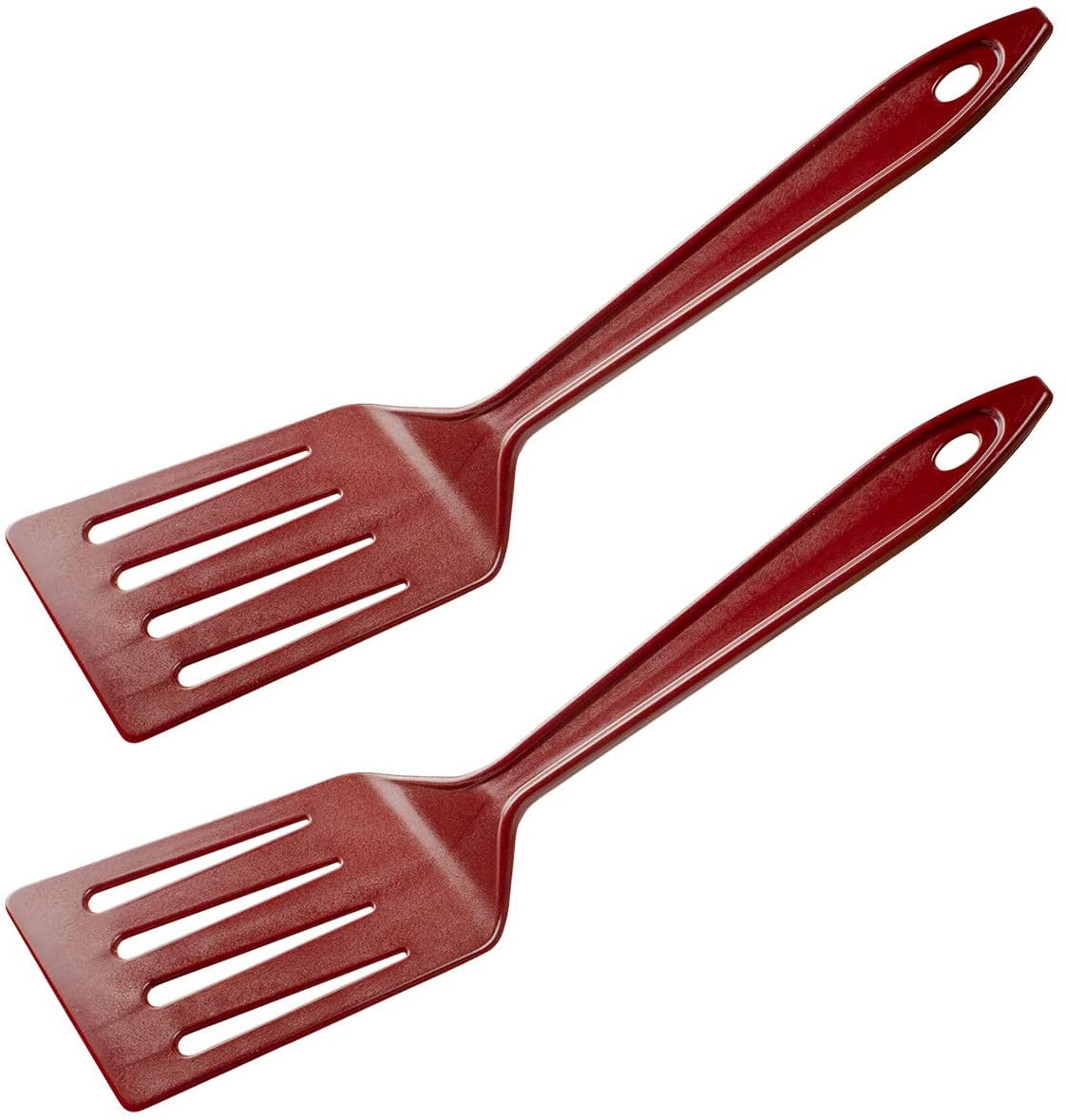 Hutzler Lopol Spatula Nylon Turner, 11", Dark Red, 2 Pack (3717-2RDB)