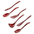 thumbnail image 1 of Hutzler 6 Piece Melamine Mini 7.5 Inch Cooking Utensil Set - Red, 1 of 2