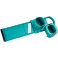 thumbnail image 1 of Hutzler Mini Mandoline Garlic Slicer / Shredder, Turquoise, 1 of 1