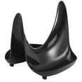 thumbnail image 1 of Hutzler Pot Lid Stand & Spoon Rest, Keeps Your Kitchen Countertop Clean - Holds 2 Pot Lids or 1 Pot Lid and Utensil - Black, 1 of 2
