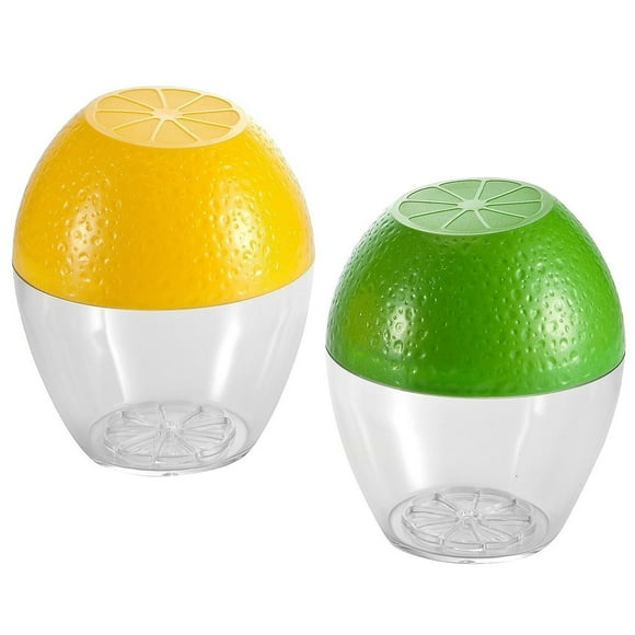 Hutzler Pro-Line Lemon & Lime Saver Keeper Storage Container Set - Keeps Fresh Longer