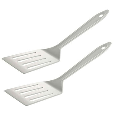Hutzler Set of 2 LOPOL Reinforced Nylon Slotted Spatula Turners - White
