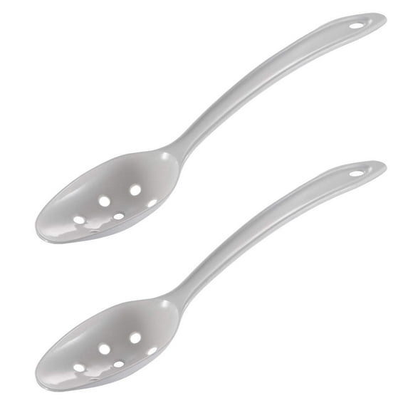Hutzler Set of 2 LOPOL Reinforced Nylon Straining Spoons - White