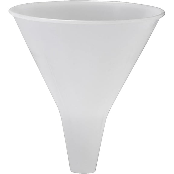 Hutzler Wide Neck Plastic Funnel, 32 oz, Natural