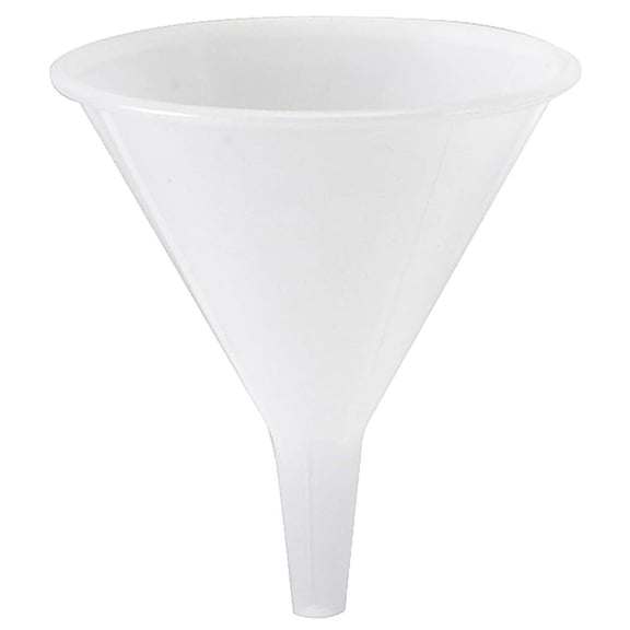 Hutzler Stackable Durable Food-Safe Plastic Funnels - Made In USA - 8 oz