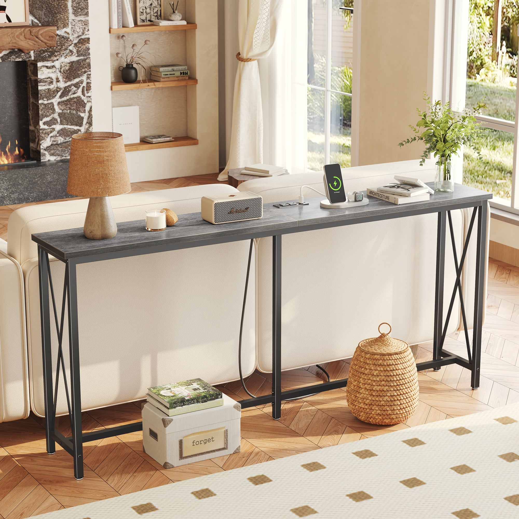 Master Wal / マスターウォール LINE SOFA TABLE Amazon.com: VASAGLE 39.4 Inch Console Sofa Table, Modern