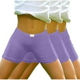 thumbnail image 1 of Huvoen 3PC Boys Kids Cargo Shorts Girls Fashion Casual Spring and Summer Solid Elastic Waist Kids Short Pants Purple 160, 1 of 5
