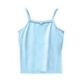 thumbnail image 1 of Huvoen Girls Athletic Tank Tops Basic Round-Neck Tank Top Shirts for Kids Sleeveless Solid Graphic T-Shirt Round Neck Crop Top for Girls and Boys Tank Top Tee Blue 4 Years, 1 of 1