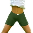 thumbnail image 1 of Huvoen Kids Pull On Jogger Shorts with Pockets Girls Casual Spring and Summer Solid Elastic Waist Kids Shorts Green 4 Years, 1 of 4