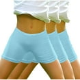 thumbnail image 1 of Huvoen Toddler Summer Solid Color Shorts Girls Fashion Casual Spring and Summer Solid Elastic Waist Kids Short Pants Blue 10 Years, 1 of 5
