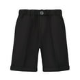 thumbnail image 1 of Huvoen Toddler h Athletic Shorts for Boys and Girls Toddler Kids Big Boy Fashion Cute Solid Color Casual School Uniform Suit Shorts Black 3-4 Years, 1 of 3