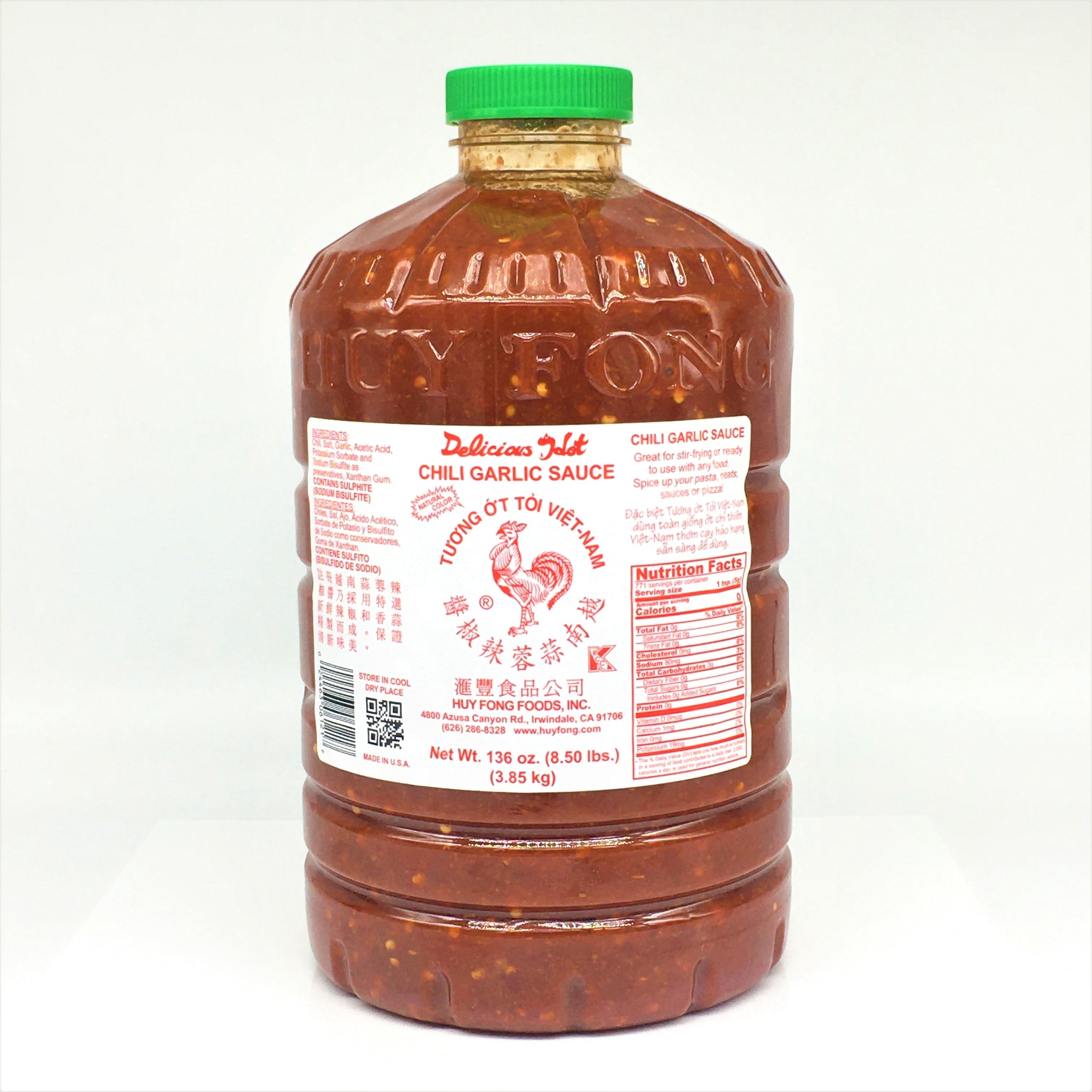 Huy Fong Chili Garlic Sauce 136oz/ 3.85kg