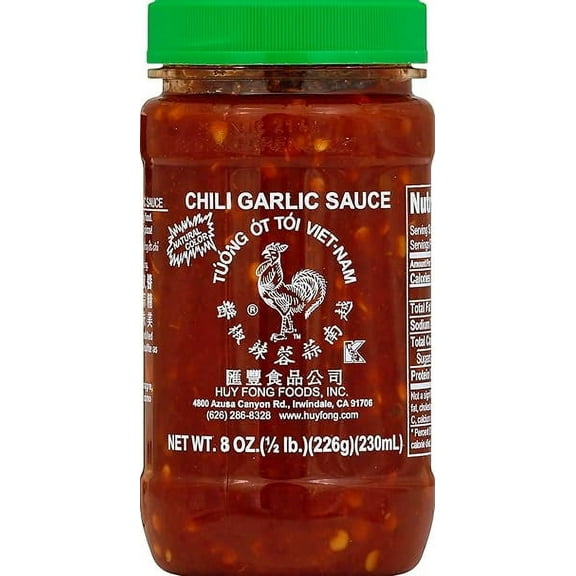 Huy Fong Chili Garlic Sauce, 8 oz