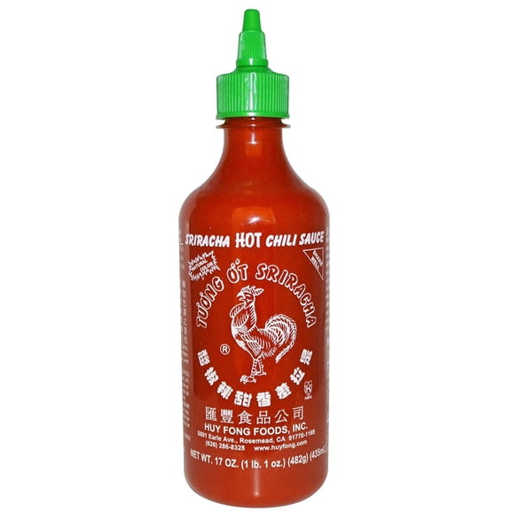 Huy Fong Foods Inc., Sriracha, Hot Chili Sauce, 17 oz (482 g)(Pack of 3)