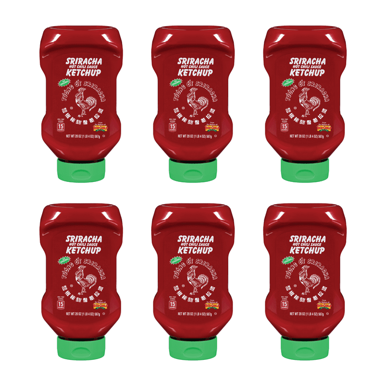 Sriracha Hot Chili Sauce Ketchup Original Sirasha Huy Fong Ketchup