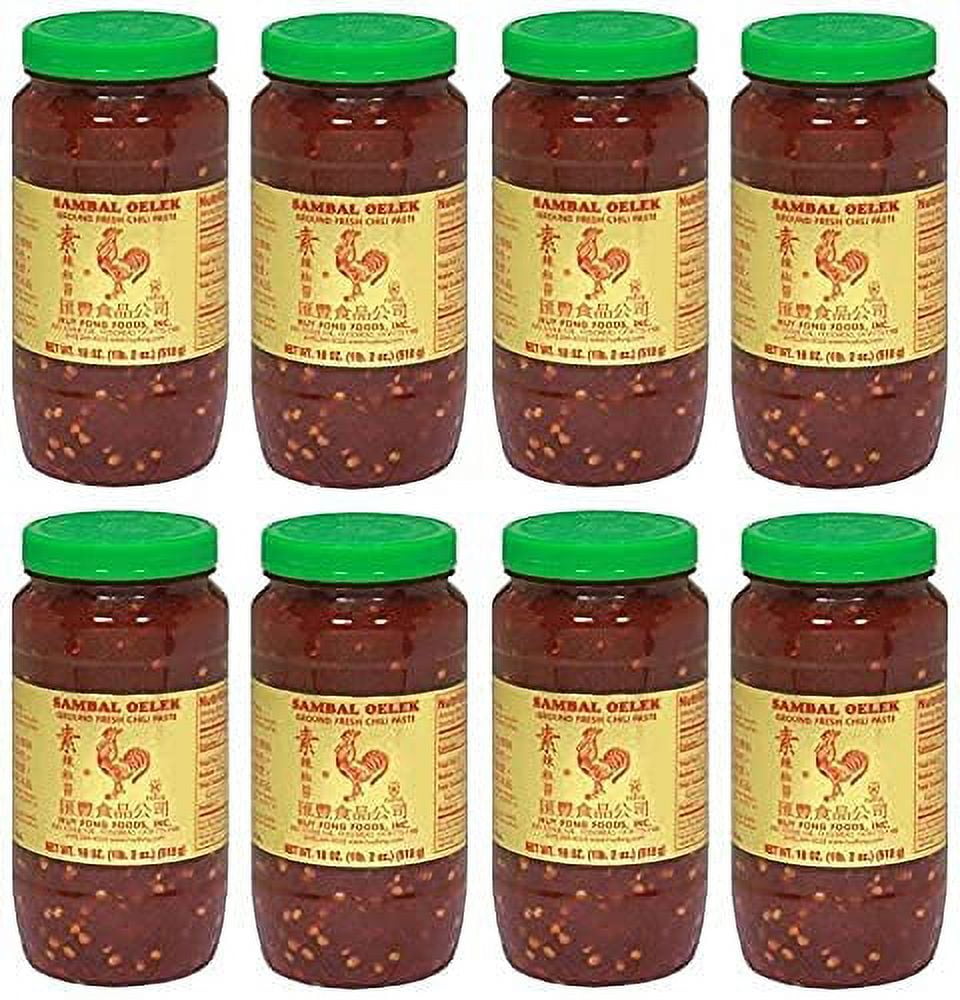 Huy Fong Sambal Oelek Ground Fresh Chili Paste (Large 18 oz Jars) 2