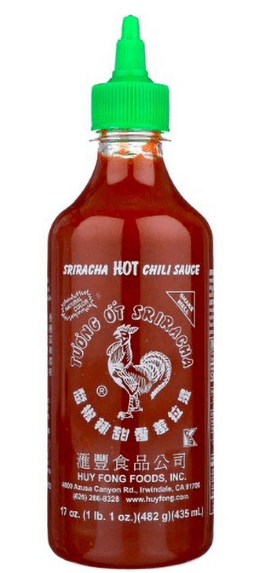 Huy Fong Sriracha Hot Chili Sauce, 17oz Bottle
