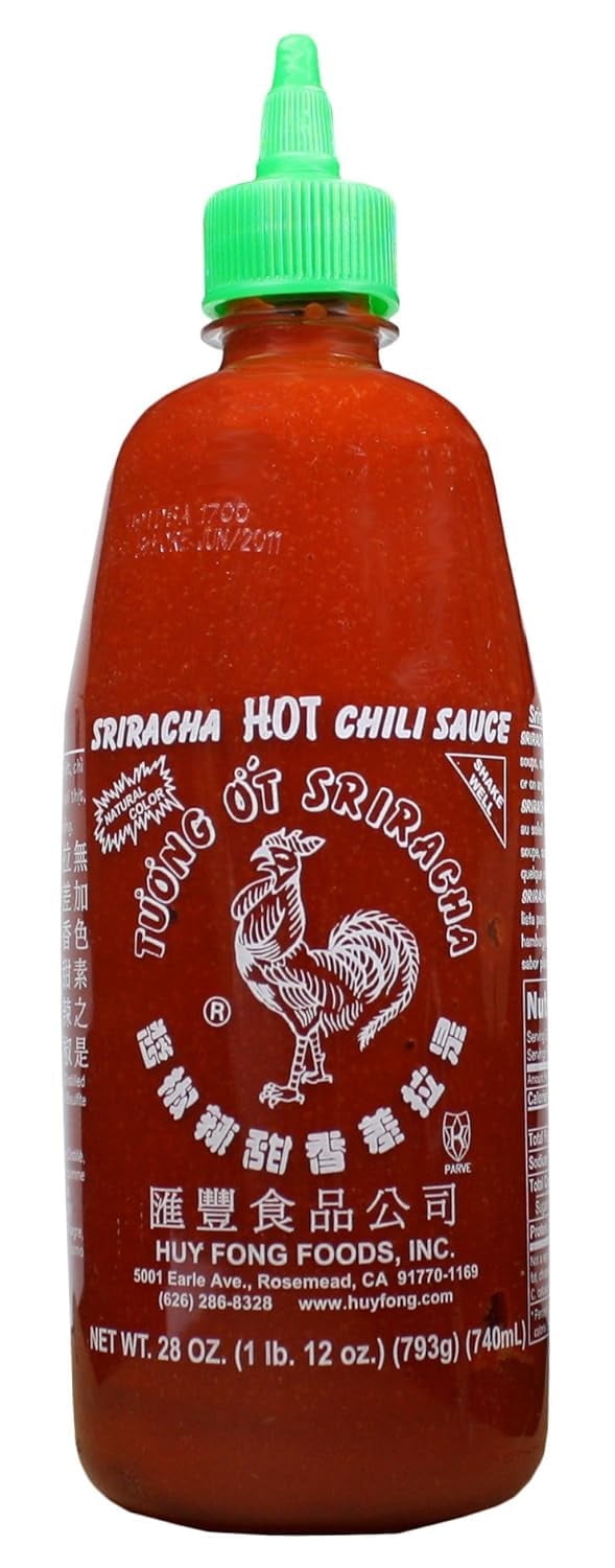 Huy Fong Sriracha Hot Chili Sauce 28 oz (Pack of 12)