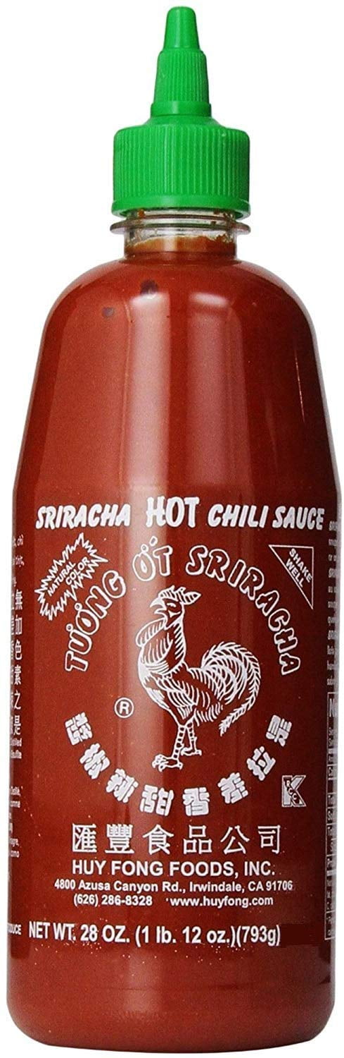 Huy Fong - Sriracha Hot Chili Sauce, 714ml/25 oz., 2pk {Imported from Canada}