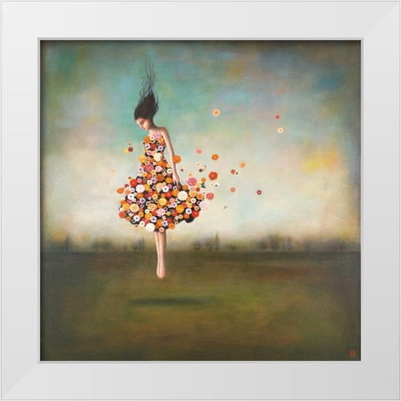 Huynh, Duy 12x12 White Modern Wood Framed Museum Art Print Titled - Boundlessness in Bloom