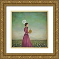 thumbnail image 1 of Huynh, Duy 15x15 Gold Ornate Wood Framed with Double Matting Museum Art Print Titled - Counting on the Cosmos, 1 of 4