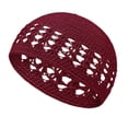 thumbnail image 1 of Huyun Kufi Hat for Men Women Knit Kufi Crocheted Cap Beanie African Unisex Hat for Casual Wear,RD2,One Size, 1 of 2